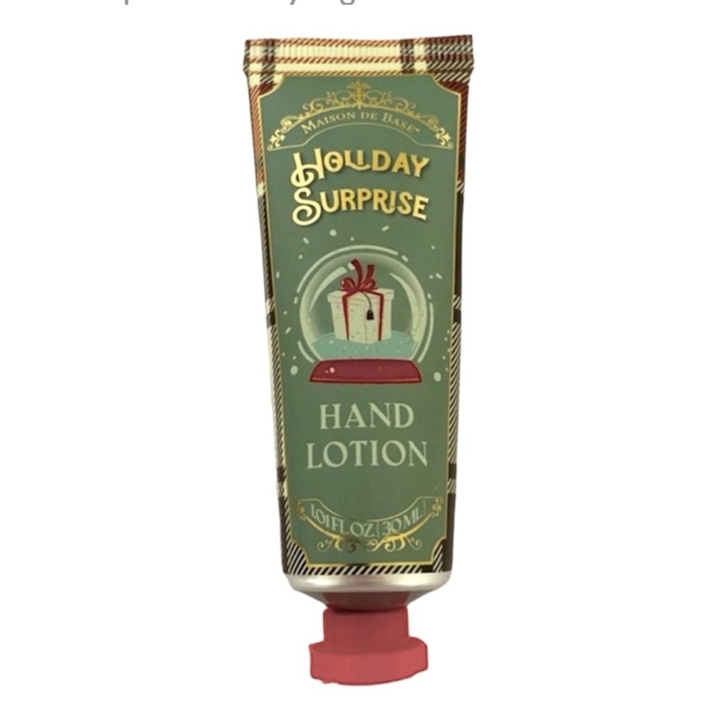 New $5ea OR  5/$15 MAISON DE BASE Holiday Surprise Moisturizing Hand Lotion